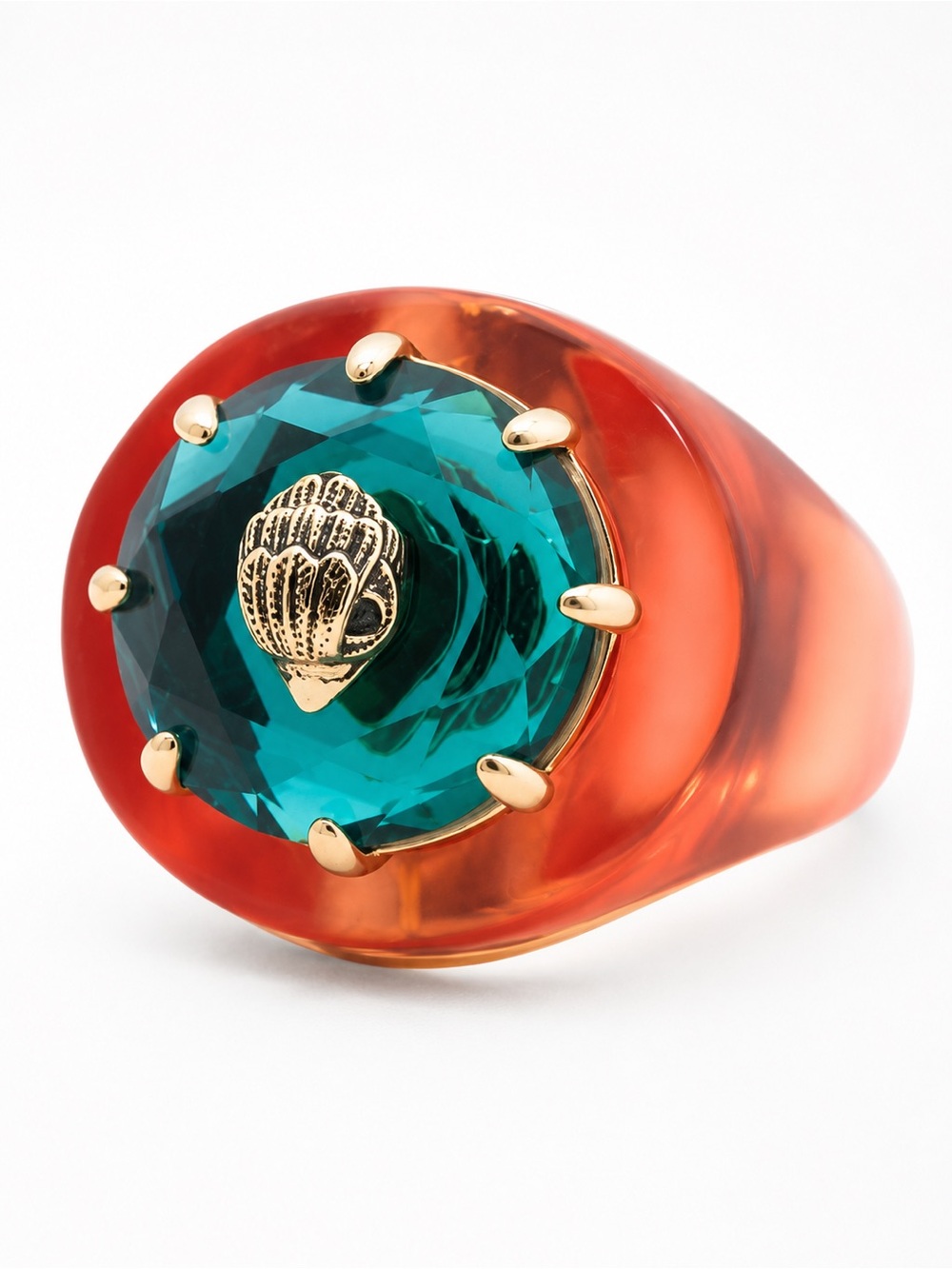 🎉LAST PIECE🎉KURT GEIGER Eagle Gem Cocktail‎ Ring